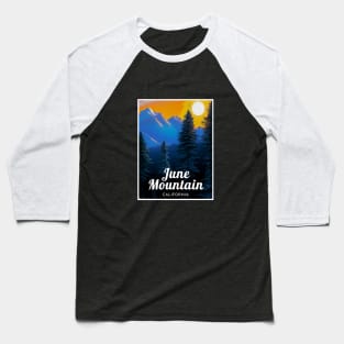 June Mountain California United States ski Baseball T-Shirt